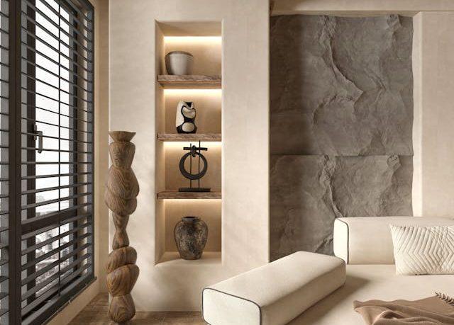 Raamdecoratie voor de badkamer en woonkamer